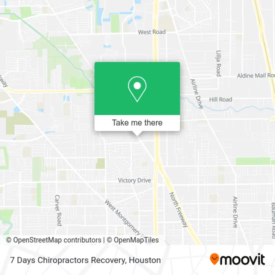 7 Days Chiropractors Recovery map