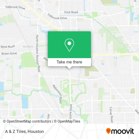 A & Z Tires map