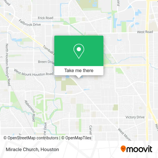 Miracle Church map