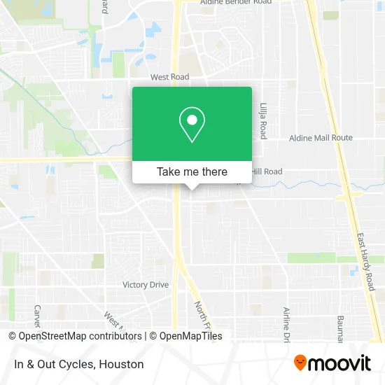 In & Out Cycles map