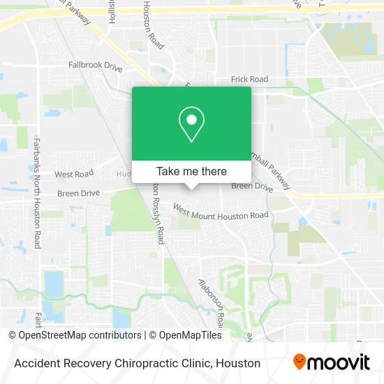 Accident Recovery Chiropractic Clinic map