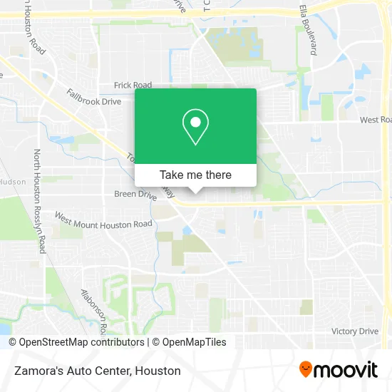 Zamora's Auto Center map
