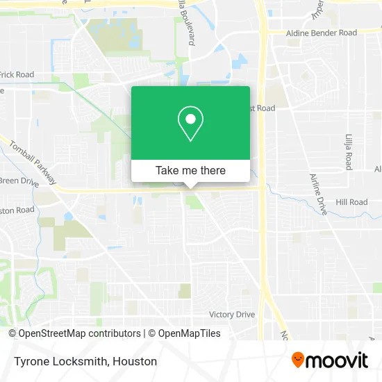 Tyrone Locksmith map