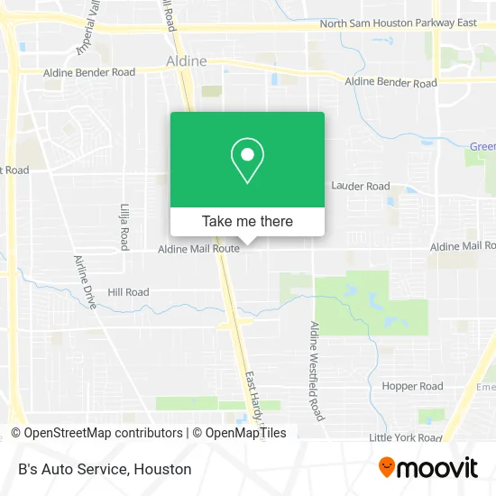 B's Auto Service map