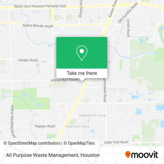 All Purpose Waste Management map