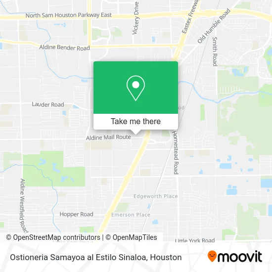 Ostioneria Samayoa al Estilo Sinaloa map