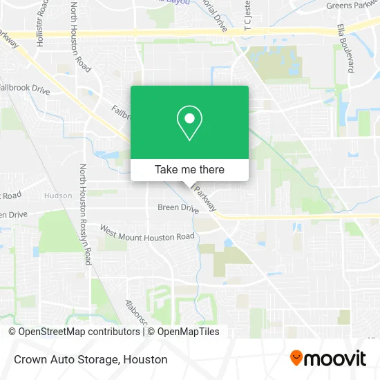 Crown Auto Storage map