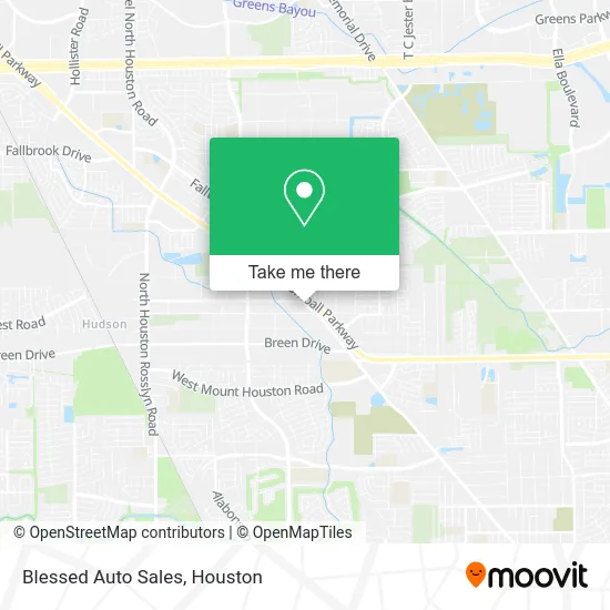 Blessed Auto Sales map