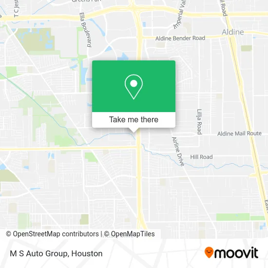 M S Auto Group map
