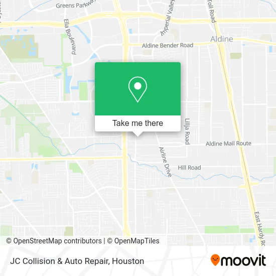 JC Collision & Auto Repair map