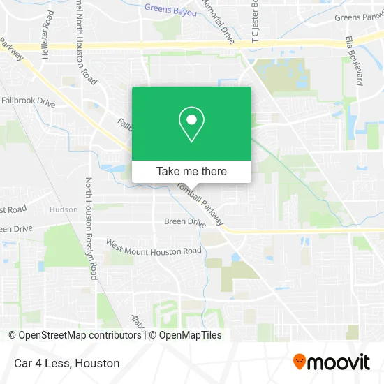 Car 4 Less map