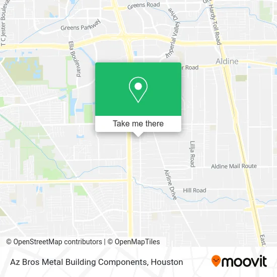 Az Bros Metal Building Components map