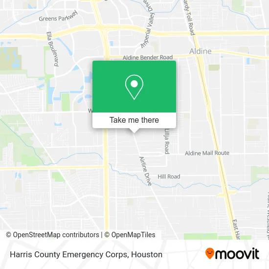 Mapa de Harris County Emergency Corps