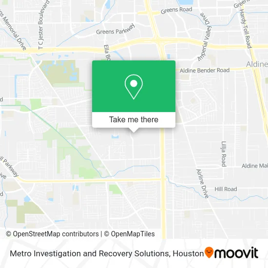 Metro Investigation and Recovery Solutions map