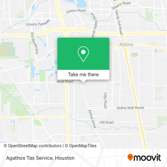 Agathos Tax Service map
