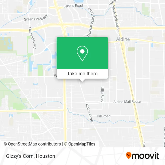 Gizzy's Corn map