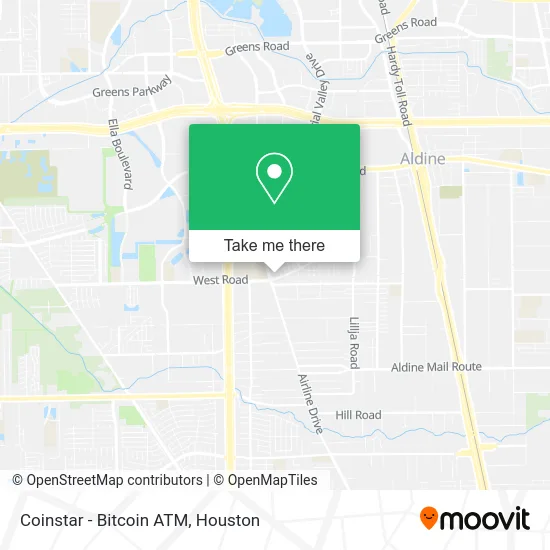 Coinstar - Bitcoin ATM map