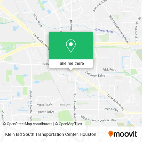 Mapa de Klein Isd South Transportation Center