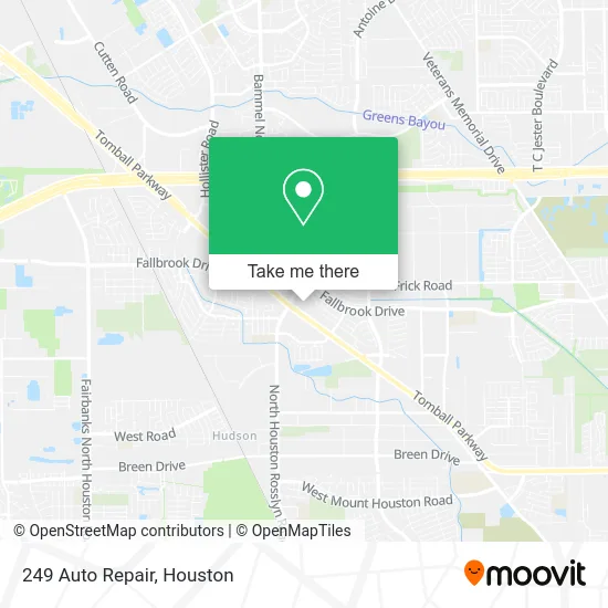 249 Auto Repair map