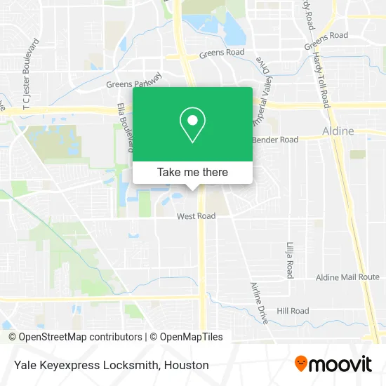 Yale Keyexpress Locksmith map