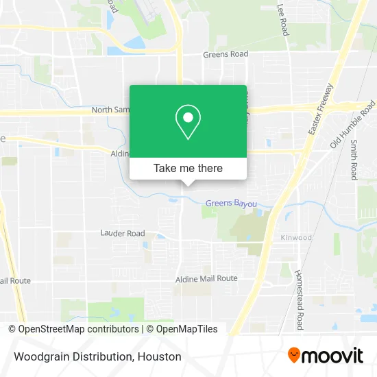 Woodgrain Distribution map