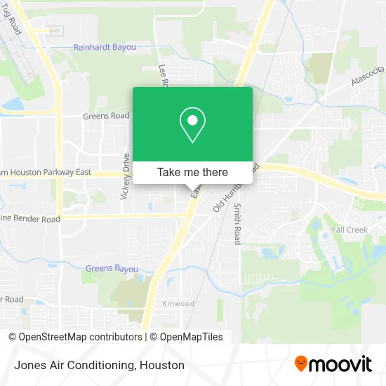 Jones Air Conditioning map