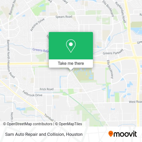Sam Auto Repair and Collision map