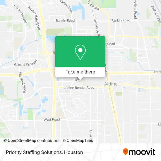 Priority Staffing Solutions map