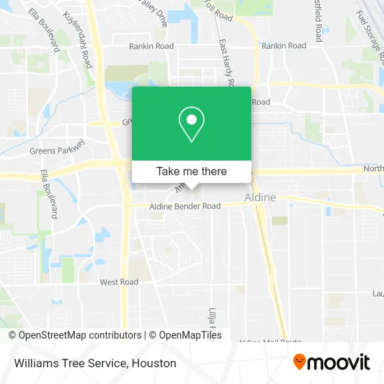 Williams Tree Service map