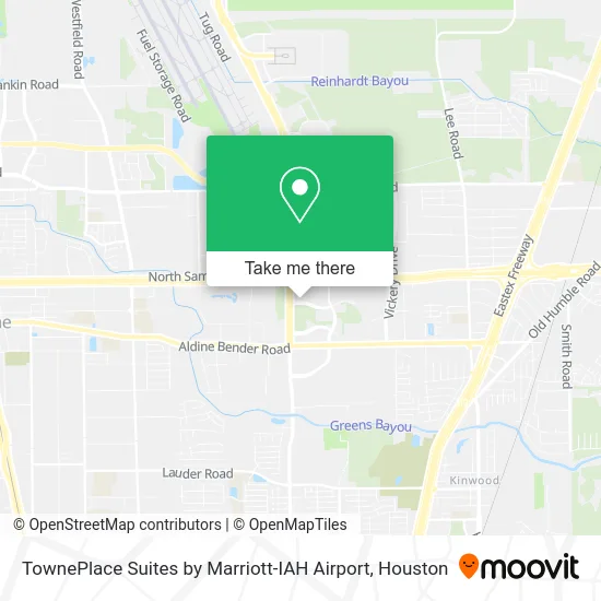 TownePlace Suites by Marriott-IAH Airport map