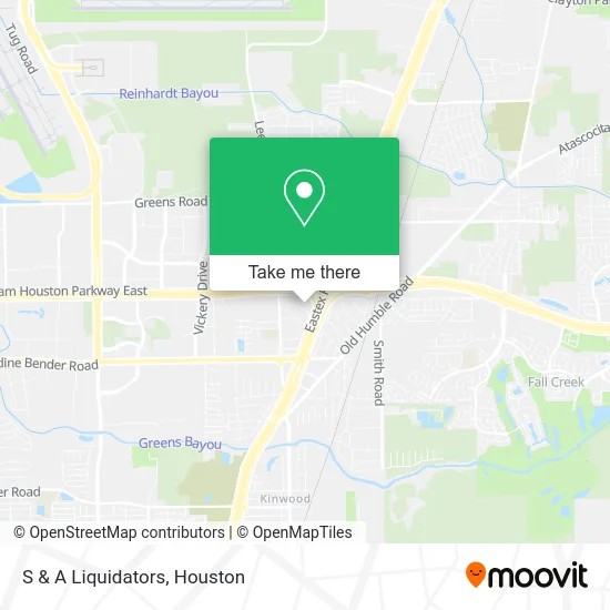 S & A Liquidators map