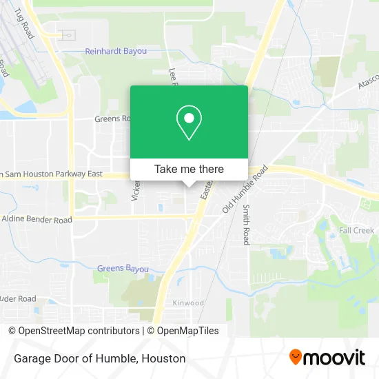 Mapa de Garage Door of Humble