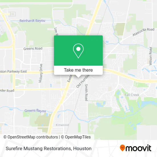 Surefire Mustang Restorations map