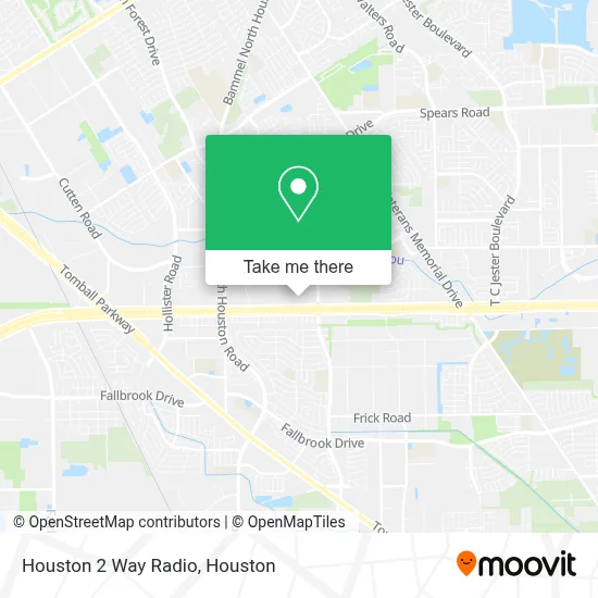Houston 2 Way Radio map
