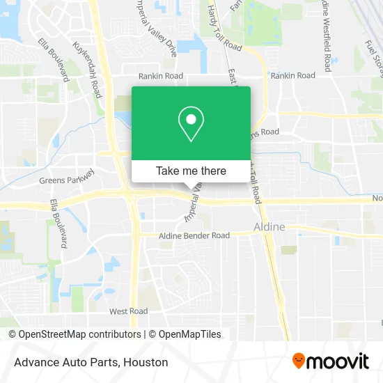 Advance Auto Parts map