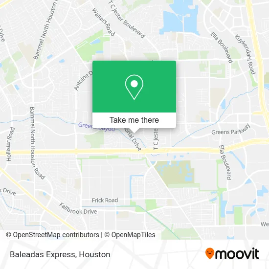 Baleadas Express map