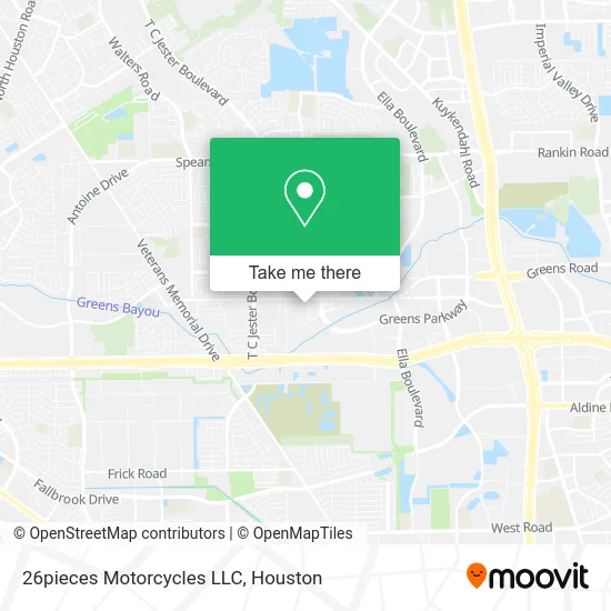 Mapa de 26pieces Motorcycles LLC
