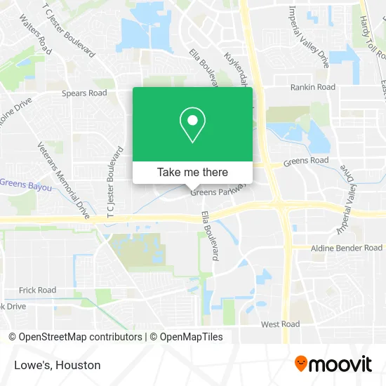 Lowe's map