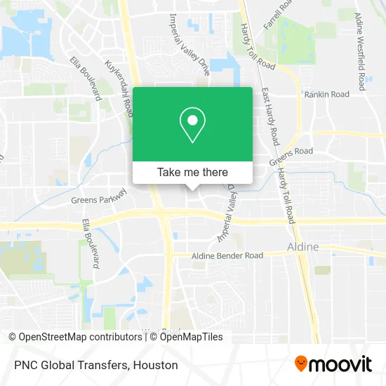 PNC Global Transfers map