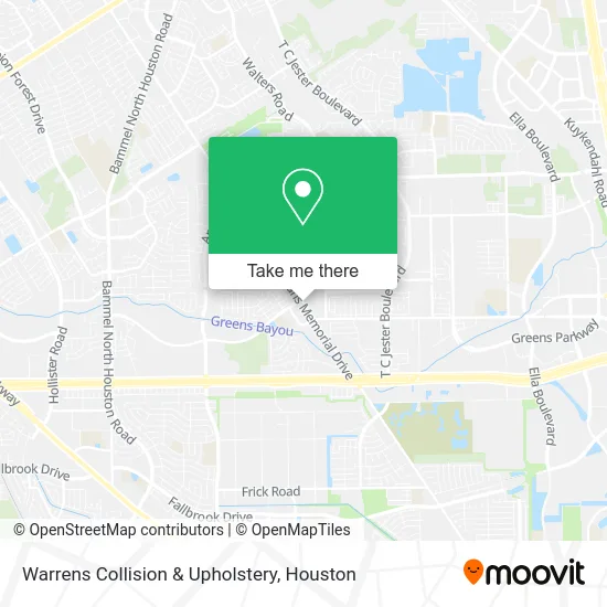 Warrens Collision & Upholstery map