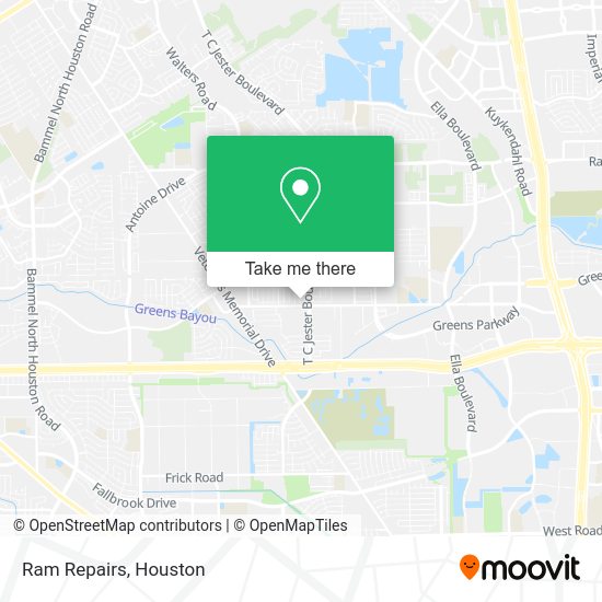 Ram Repairs map