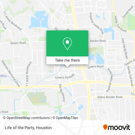 Life of the Party map