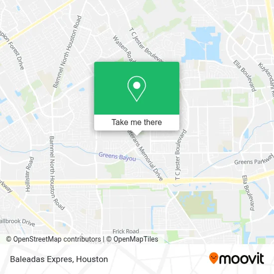 Baleadas Expres map