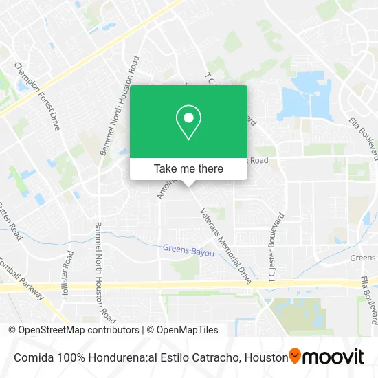 Mapa de Comida 100% Hondurena:al Estilo Catracho