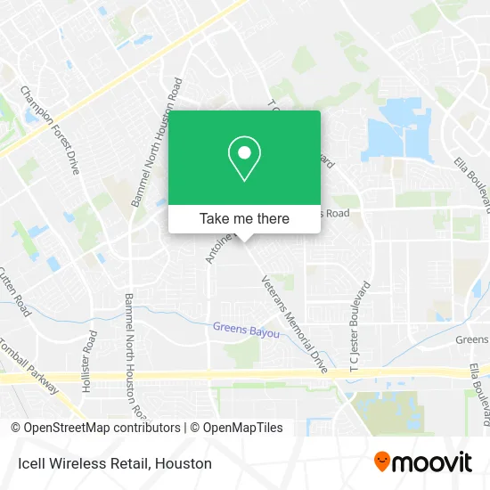 Mapa de Icell Wireless Retail