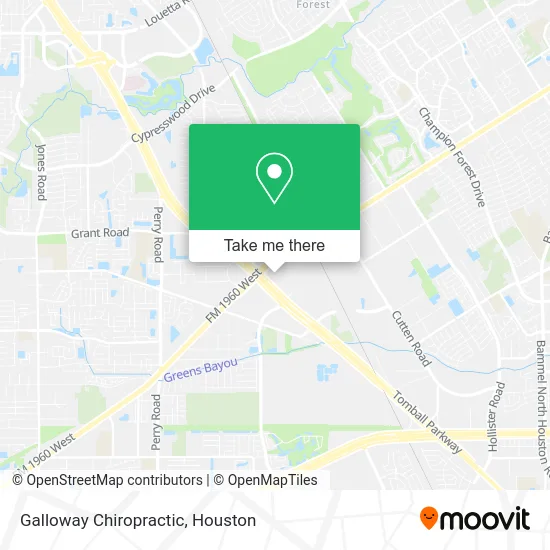 Galloway Chiropractic map