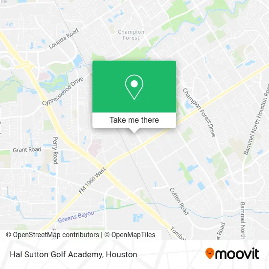 Hal Sutton Golf Academy map