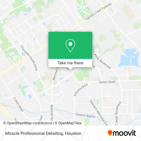 Miracle Professional Detailing map