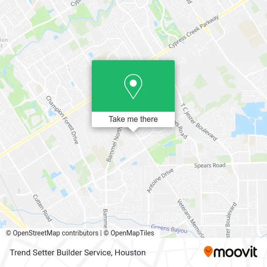 Trend Setter Builder Service map