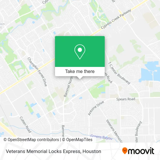 Veterans Memorial Locks Express map